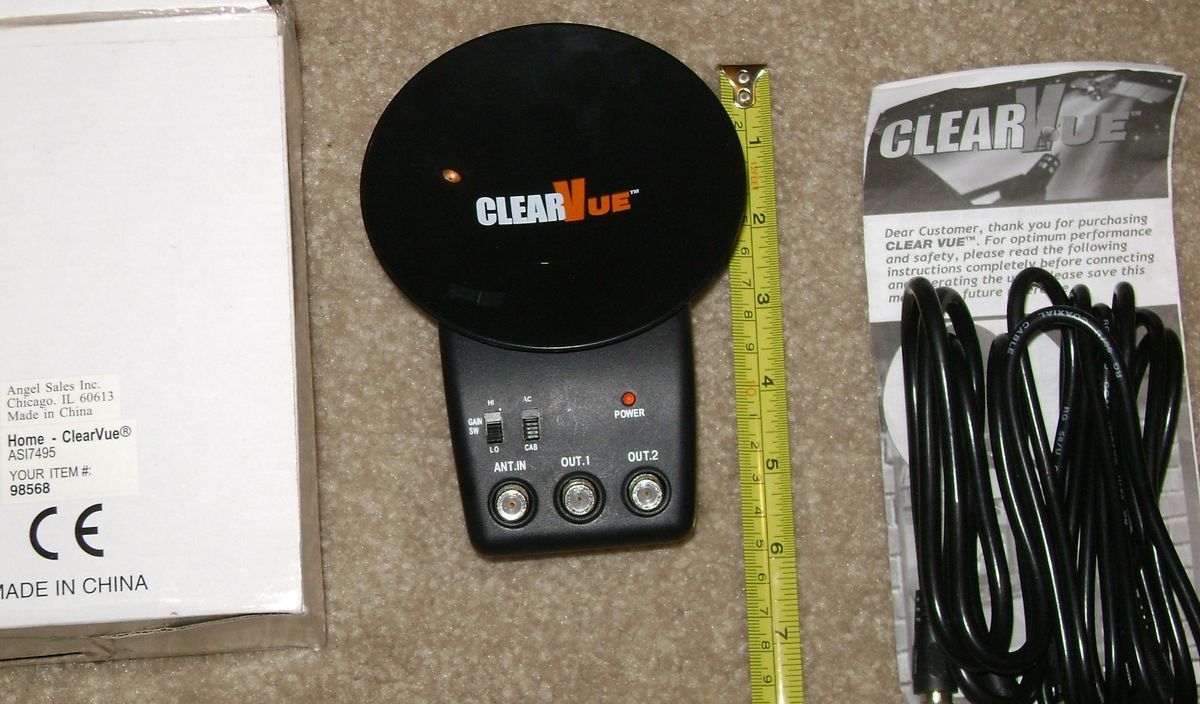 clearvue antenna manual